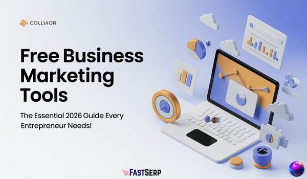 Free Business Marketing Tools: The Essential 2026 Guide. This title is compelling because it clearly states the topic and highlights that the tools are free.