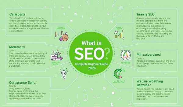 Learn what SEO is and how it works with this complete beginner guide. Understand on-page SEO, off-page SEO, technical SEO, keywords, ranking factors, and how to grow organic traffic step by step.
